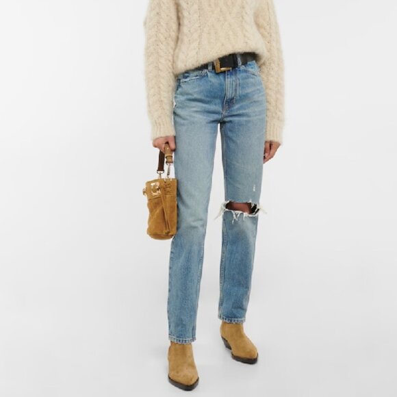 Re/Done 70s Straight high-rise jeans - Picture 2 of 7